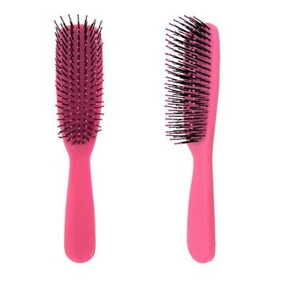 Расческа для волос “АнтиПаутина” G-1 розовая