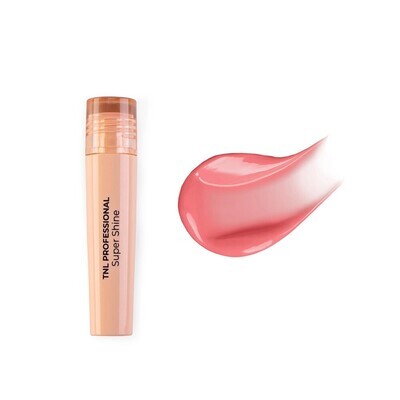 Блеск для губ Super Shine, суперглянец - №04 розовый нюд, TNL Professional, 3 мл