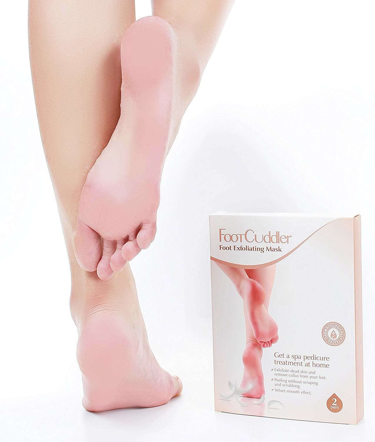 Exfoliating Foot Masks for Women By FootCuddler