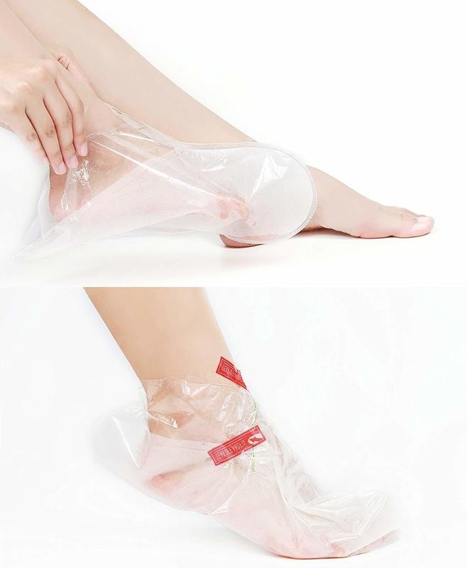 Exfoliating foot masks