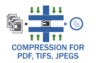 Compression for PDF, TIFs, JPEGs