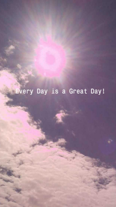 Pink Suns with Text for Mobile Phone From the book, Keep em Clickin The Story of Clickin