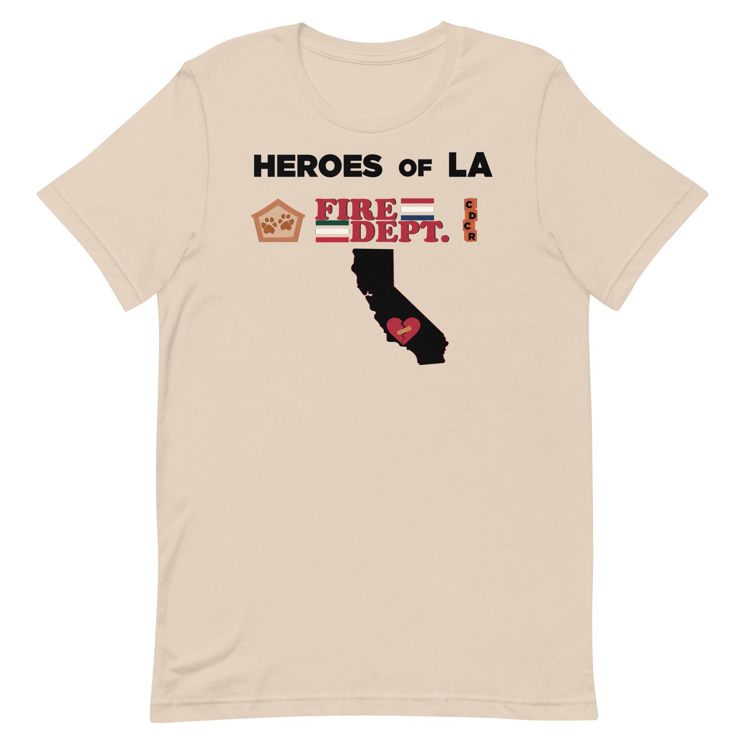 HEROES OF LA t-shirt