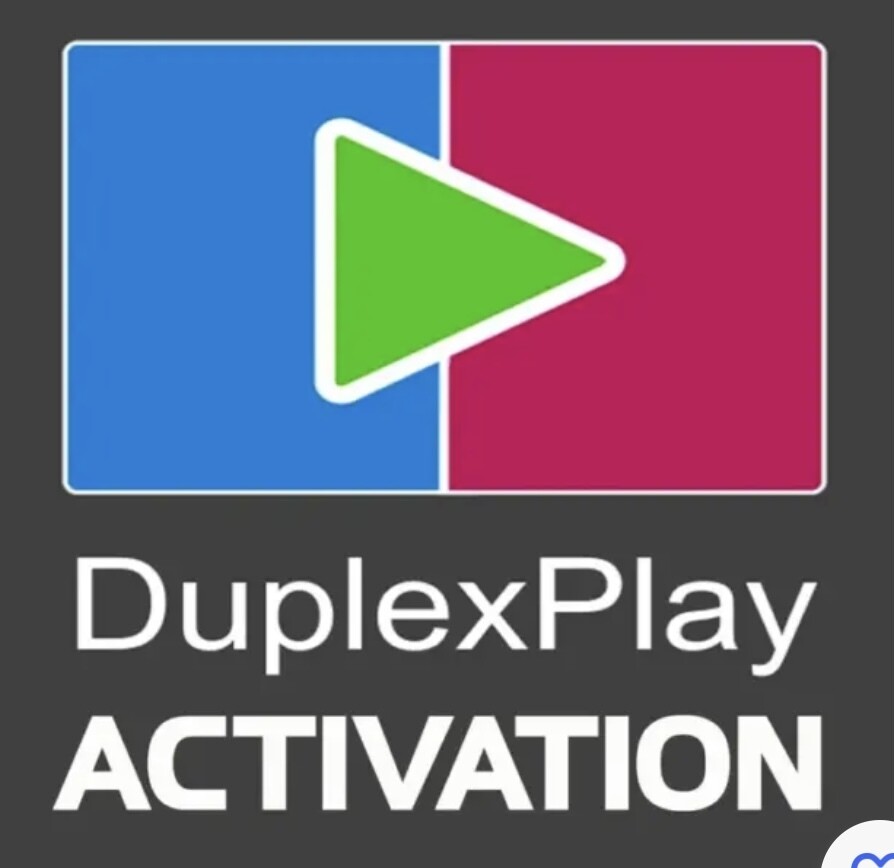 DuplexPlay - Duplex Play 12 month - 1 YEAR ACTIVATION - Subscription - SAME DAY