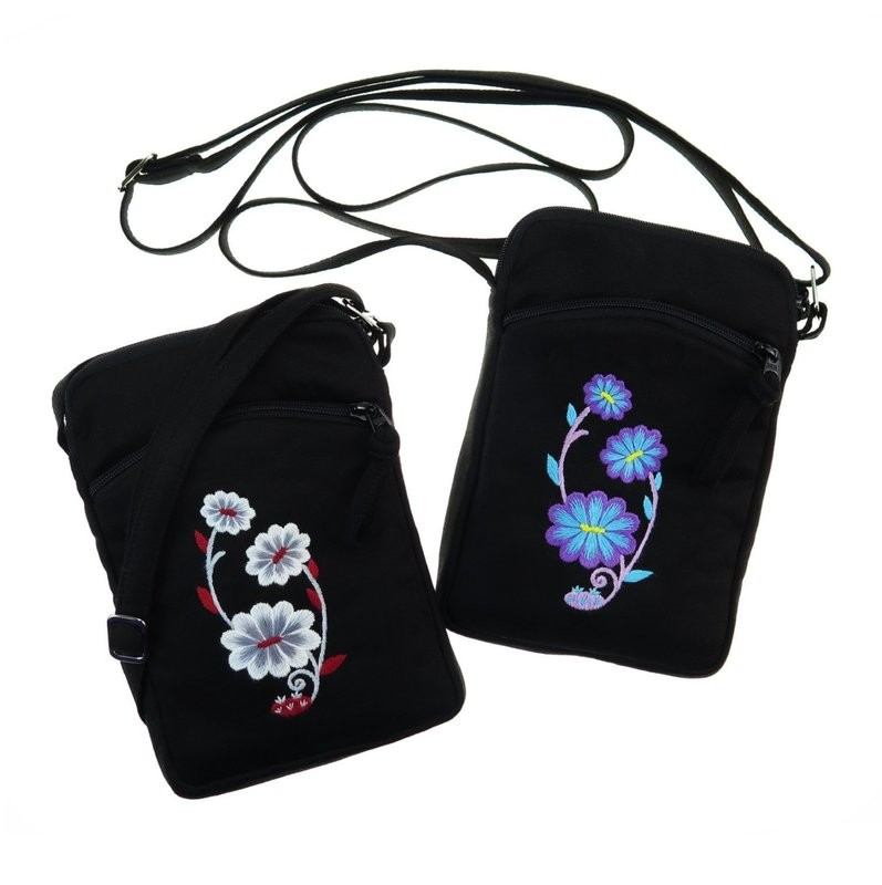 Cross Body - Smartphone Case - Flower Drum