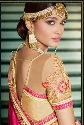 Designer Partywear Indian Sari Saree with Embroidery