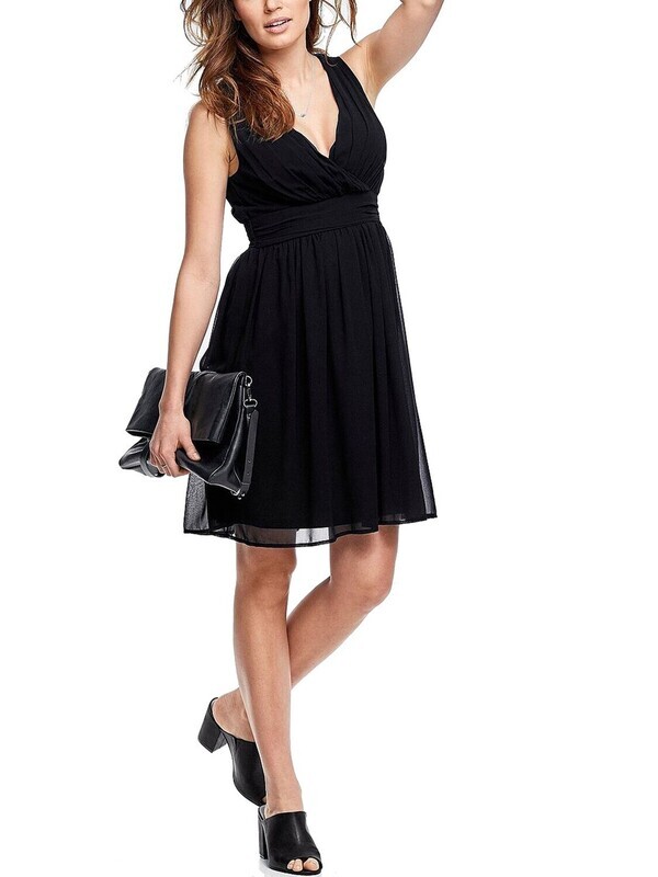 Sleeveless Crossover Dress