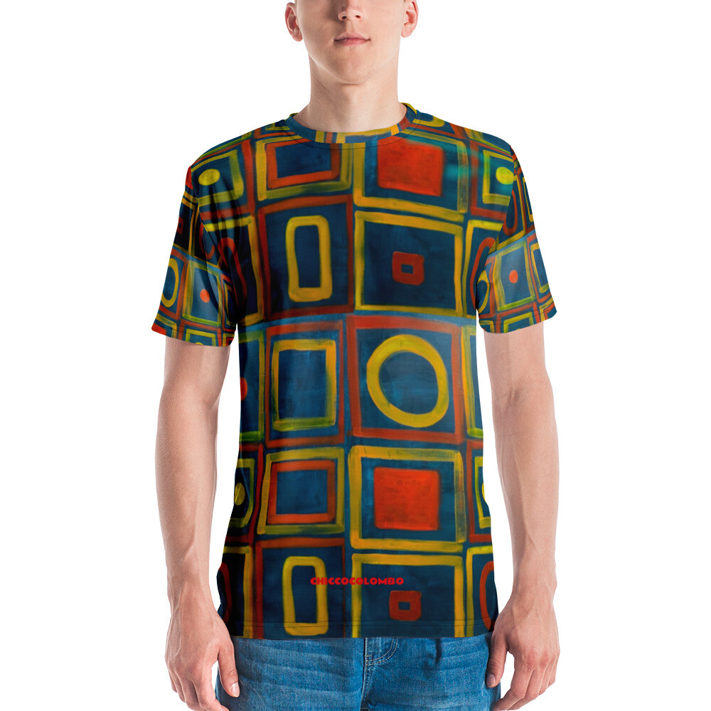 SCACCHIERA      T-shirt da uomo, Taglia: S