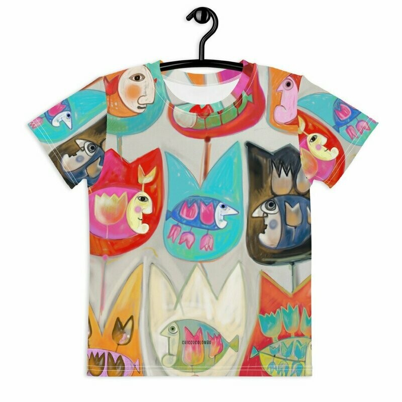 TULIPANI   T-shirt girocollo per bambini