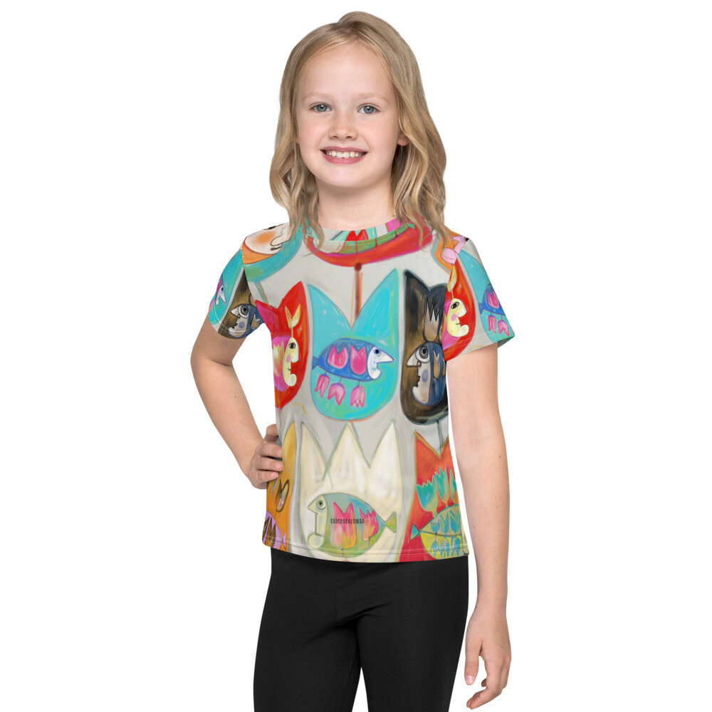 TULIPANI   T-shirt girocollo per bambini, Taglia: 4T