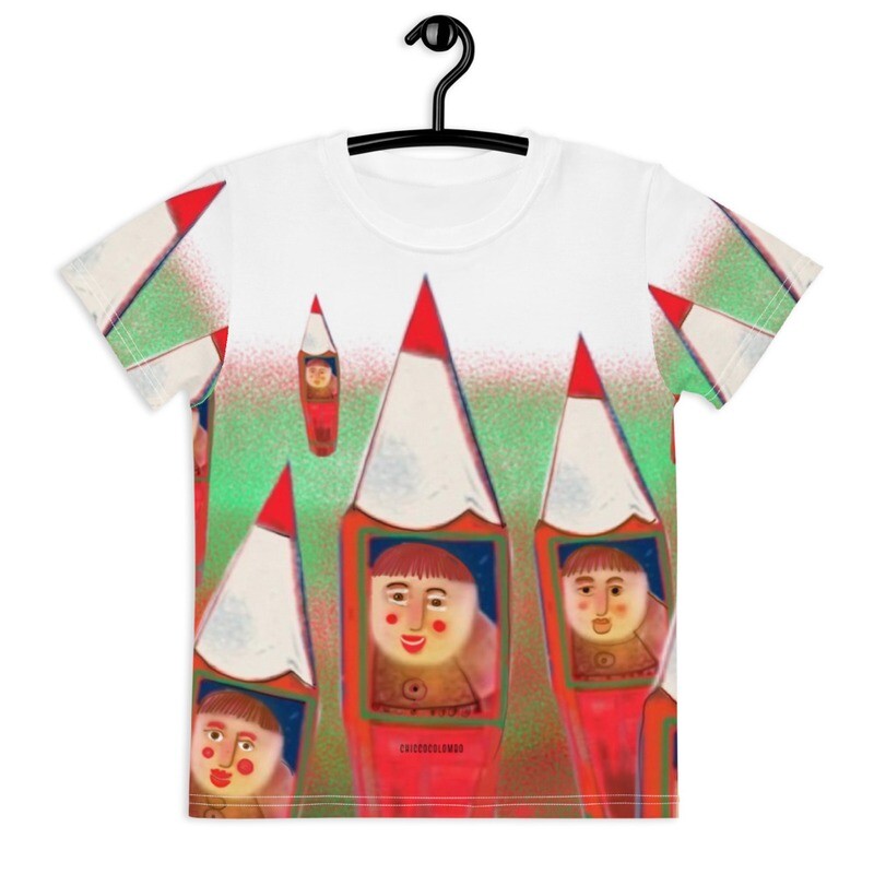 MATITE   T-shirt girocollo per bambini