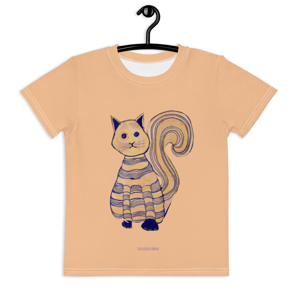 MIAO T-shirt girocollo per bambini, Taglia: 2T