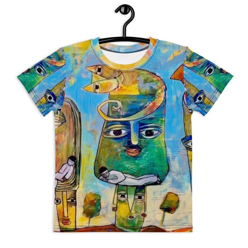 GLI ALBERI DELL' ACCOGLIENZA  T-shirt girocollo per bambini