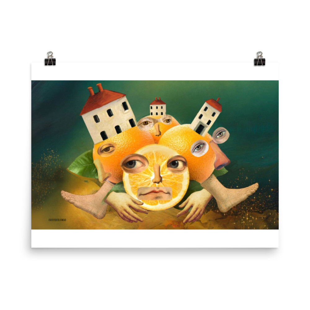  AGRUMETO  CON PALAZZI   Poster