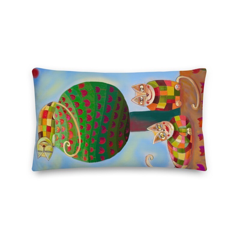  TRE GATTI     Cuscino Premium