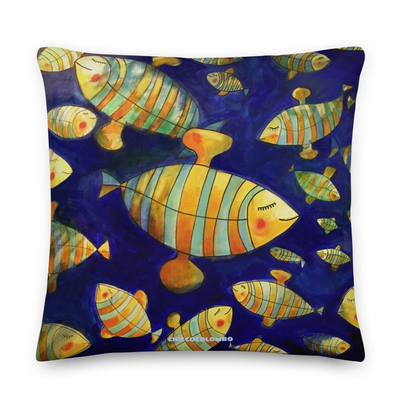ACQUARIO BLU NEW Cuscino Premium