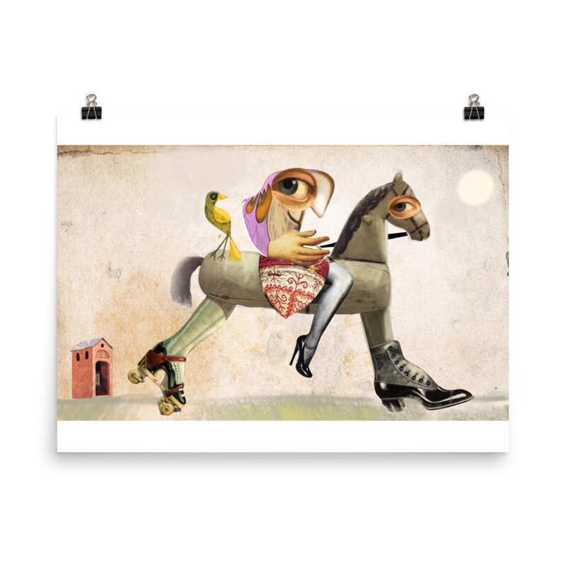  STREGA A CAVALLO  Poster