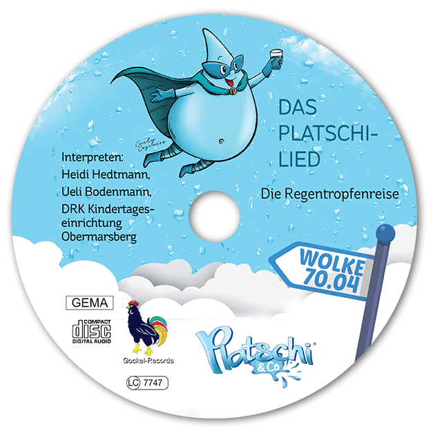 CD "Das Platschi Lied" - Die Regentropfenreise
