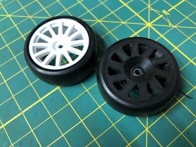 STL (DIY 3DP) - Latrax 1/18 Rally Wheels and TPU Tires