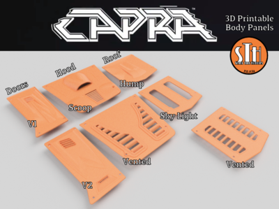 STL (DIY 3DP) - Axial Capra Body Panels