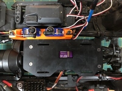 STL (DIY 3DP) - TRX4 Compact Battery Tray with Shift &amp; Lock Servo Mount