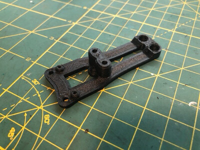 STL (DIY 3DP) - B64 Front Brace and Transponder Mount