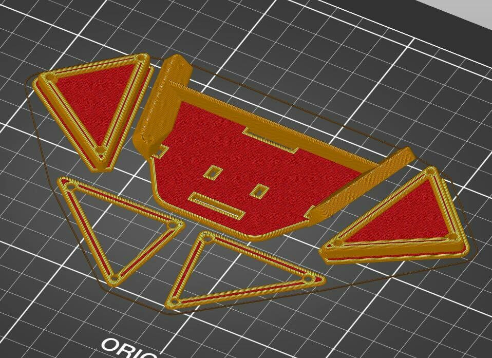 STL (DIY 3DP) - Super Shafty Chupa Capra Front Bat or E-Plate