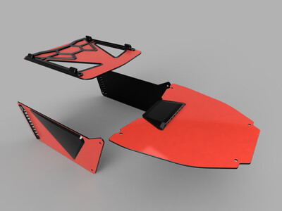 STL (DIY 3DP) - Gatekeeper - Body Panel Set