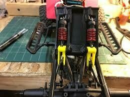 STL (DIY 3DP) - SCX-10 Mini E-Revo Shock Mod (Cantilever)