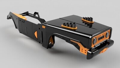 STL (DIY 3DP) - Capra Cage Crawler Body (M2)