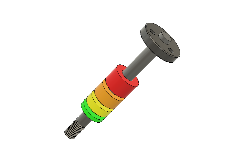 STL (DIY 3DP) Internal Shock Limiting Spacers 1,2,3,4 mm