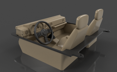 STL (DIY 3DP) - Element Bushido Interior