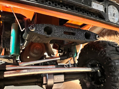 STL (DIY 3DP) - Axial: SCX10 II - 1.9 Wraith Front Bumper Bracket