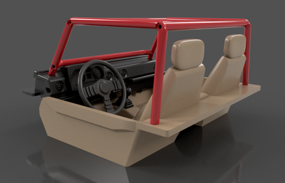 STL (DIY 3DP) - Element Bushido 12: Interior