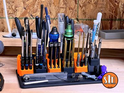 STL (DIY 3DP) - Modular Bench Top Tool Holder