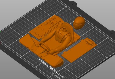 STL (DIY 3DP) - Super Shafty: Chupa Capra Interior