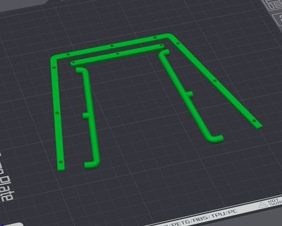 STL (DIY 3DP) - Proline Coyote HP (PRO361700) Bed Side Tube Rail