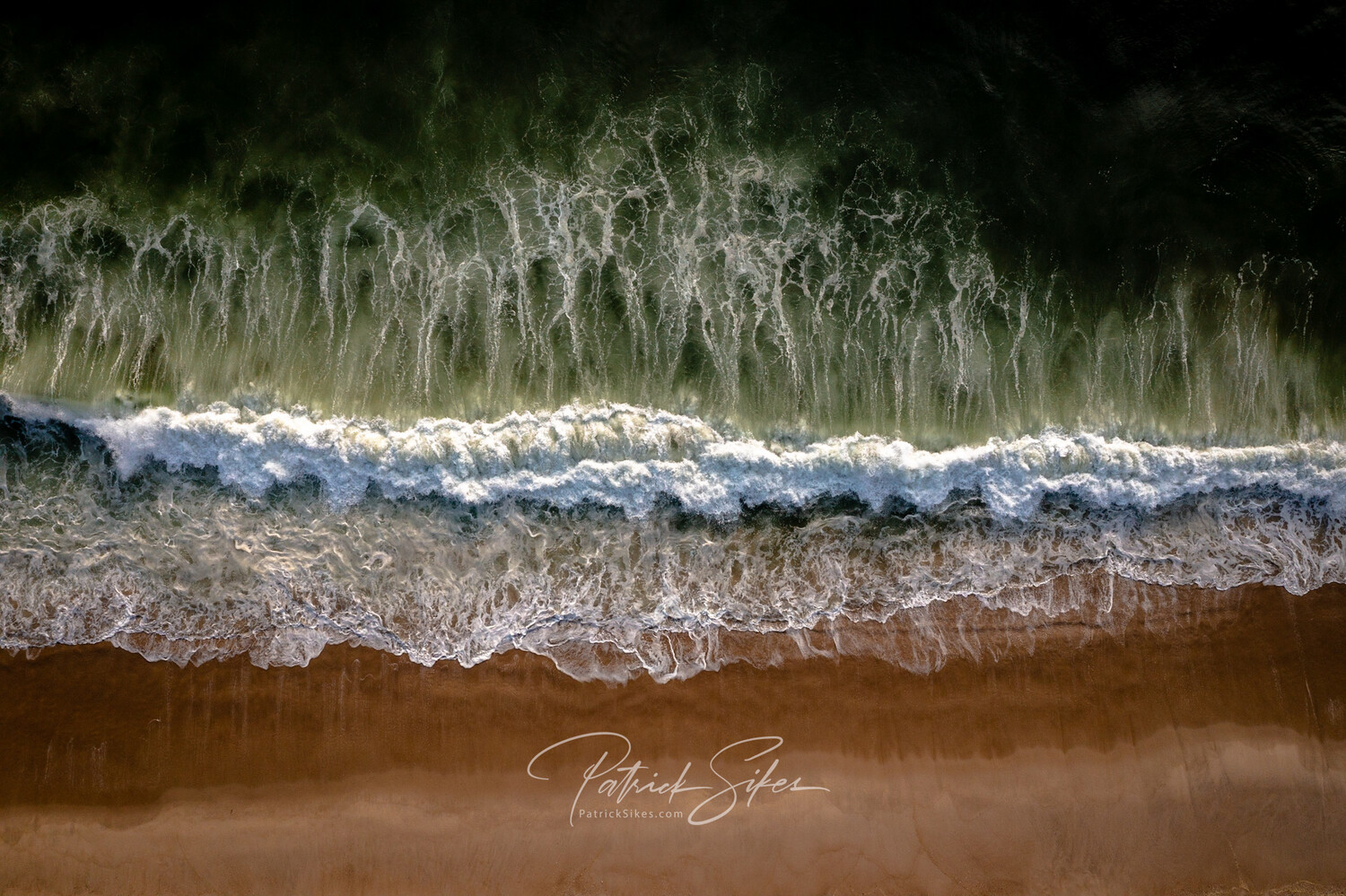 Mantoloking Surf 20x30” Semi Gloss Aluminum