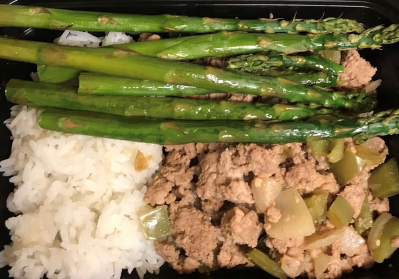 Ground Turkey With Asparagus