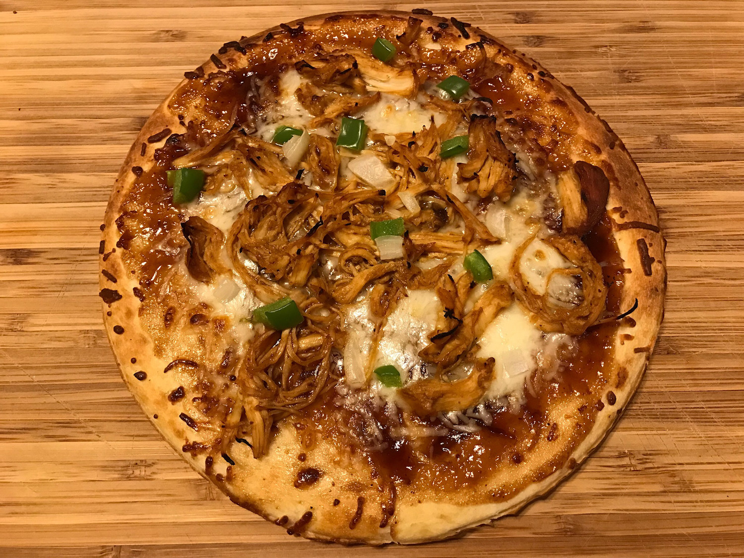 Pulled BBQ Chicken Pizza