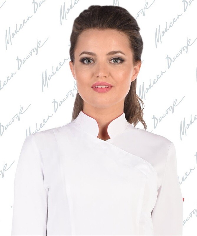 Medical scrub, cosmetologist, SPA uniform M-822A