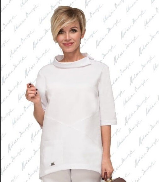 Medical scrub, cosmetologist, SPA uniform M-11004
