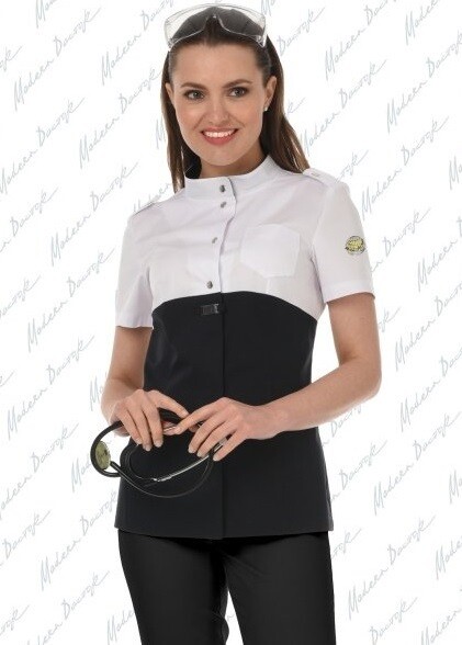 Medical scrub, cosmetologist, SPA uniform M-10601