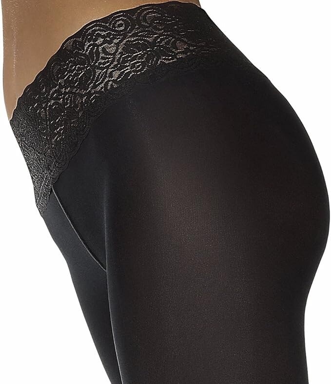 Marilyn Luxury Lace Pantyhose 100 Den - S/M