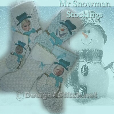 Mr Snowman Stockings
