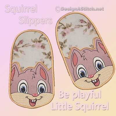 DASS0001015-Forest Slippers-Squirrel