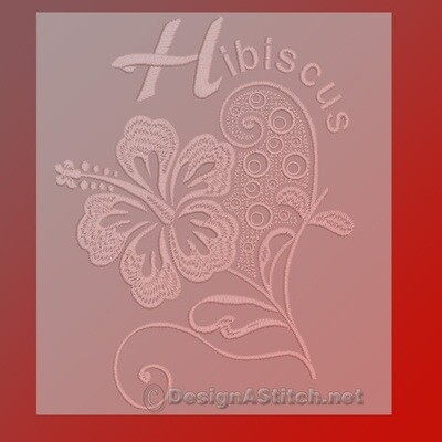 DASS00101022-Wishy Whitework-Hibiscus