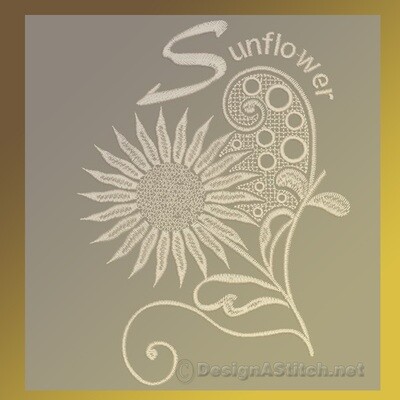 DASS00101022-Wishy Whitework-Sunflower