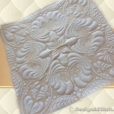 Shell Feather Quilt Block