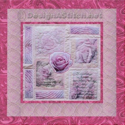 Rose Collage Panel